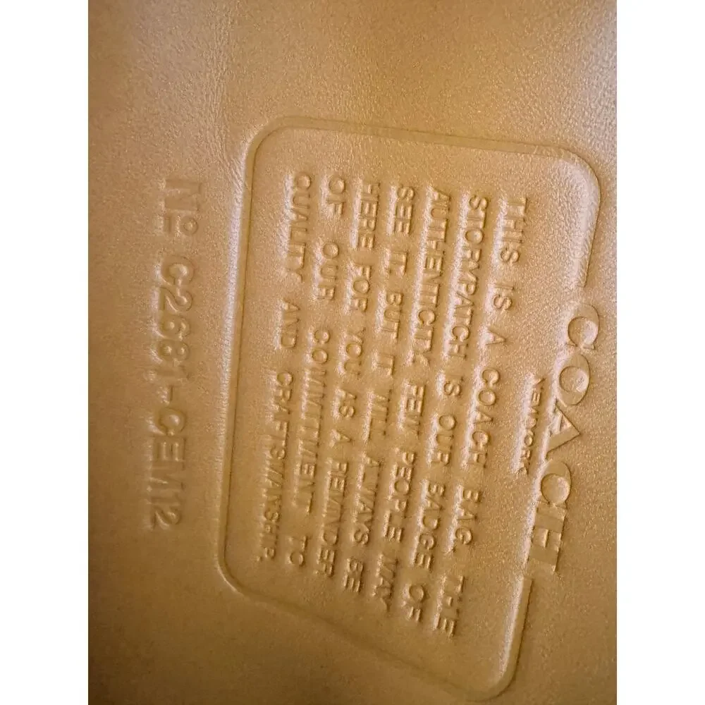 Coach Suede Tabby Shoulder Bag 36 in Orange/Marigold - CEM12 - Picture 7 of 12